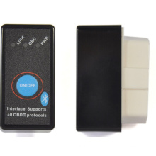 ELM327 Bluetooth con alimentación interruptor botón OBD2 Can Bus para escáner de código de coche par Android